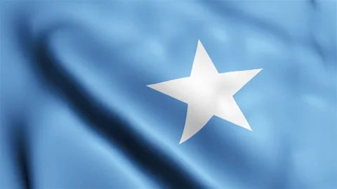 K Render Somalia Flag Video Waving In W Stock Video Pond