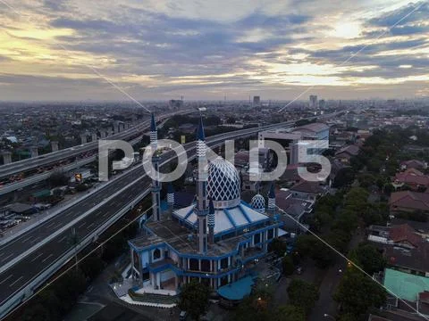 Photograph Al Azhar Center Mosque Panorama View Largest Mosque In