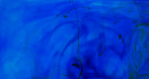 Dark Blue Ink Floating In The Water Swir Stock Video Pond5