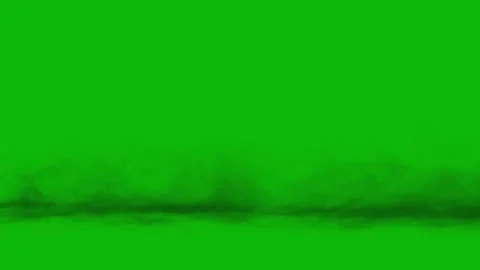 Dark Smoke On Green Screen 4K Animation Stock Video Pond5