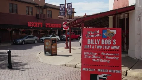 Famous Billy Bobs At Fort Worth Stockyar Stock Video Pond