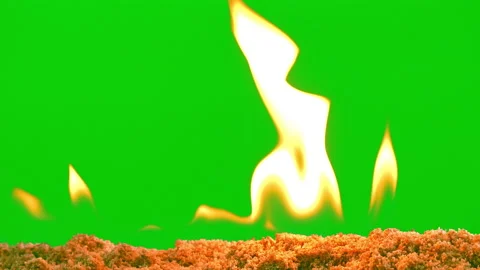 Fire Flame Glowing Slow Motion On Sand O Stock Video Pond5