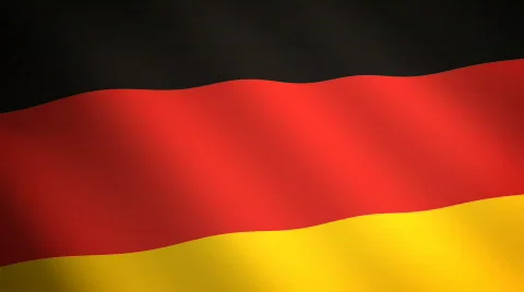 Germany Looping Flag Waving In The Wind Stock Video Pond5