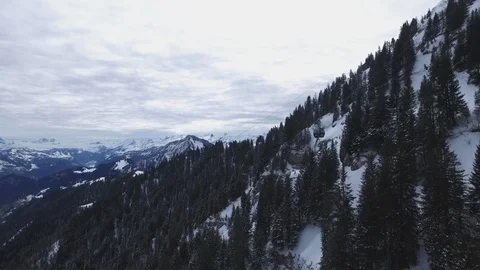 A Gondola In Switzerland Filmed By A Dro Stock Video Pond5