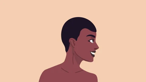 Happy Afro Women Naked Animation Stock Video Pond5