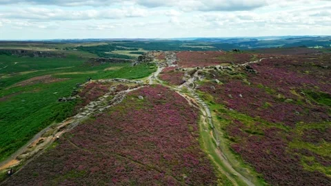 Higger Tor At The Peak District National Stock Video Pond5