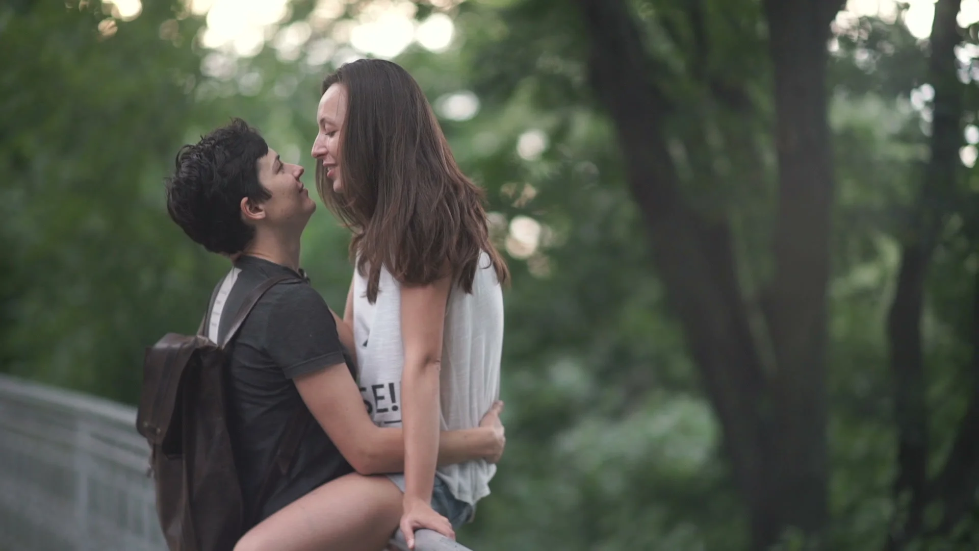 Asian man eating Asian girls exploited face fuck
