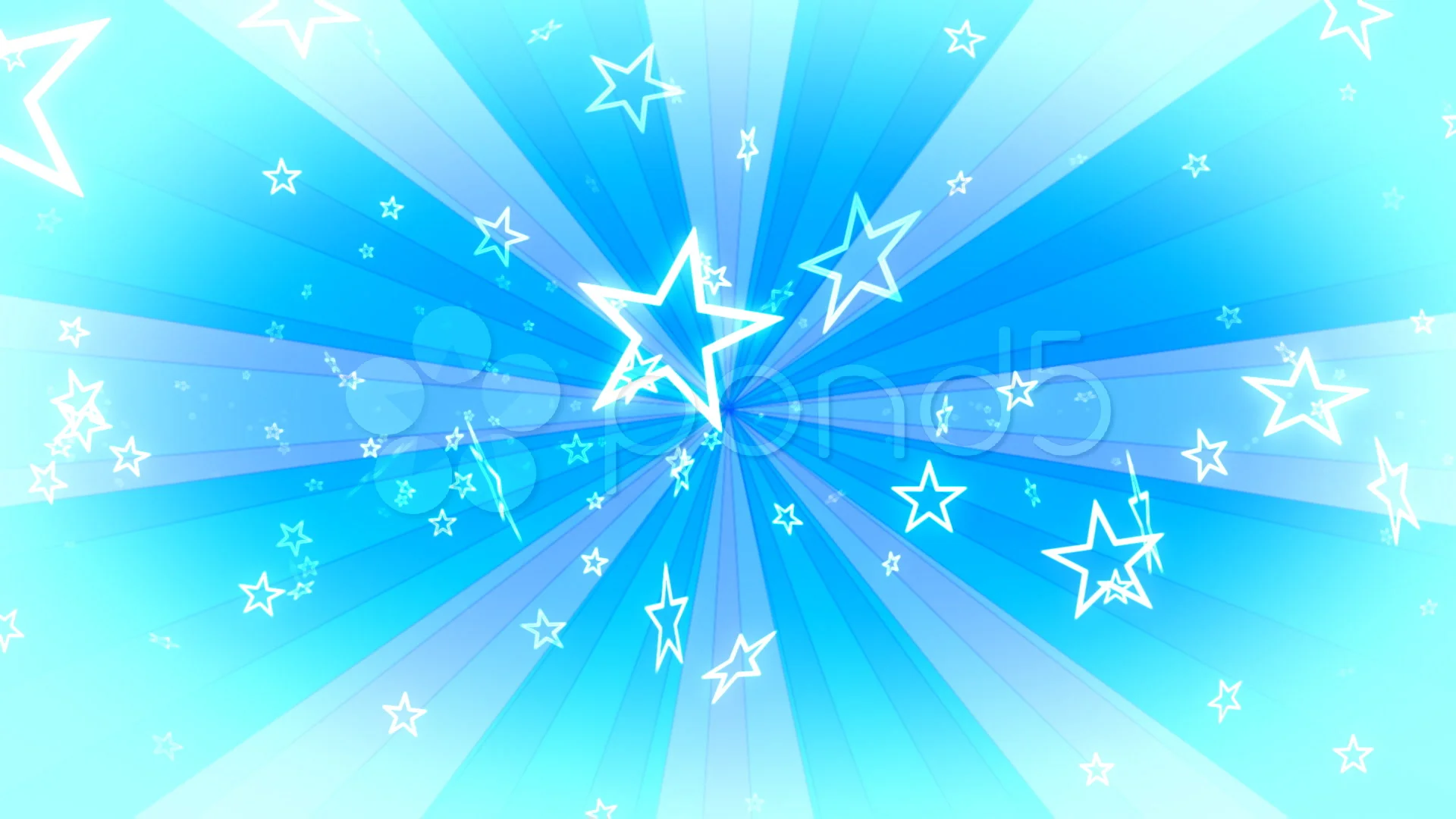Light Blue Retro Stars Looping Background Footage 648428