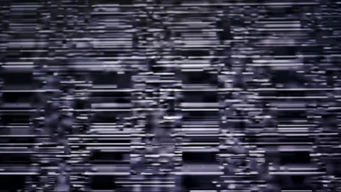 Lost Signal Vhs Glitches And Static Nois Stock Video Pond