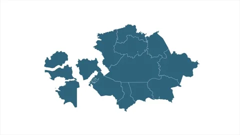 Map Of Kazakhstan Kazakhstan Outline A Stock Video Pond