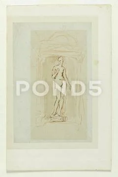 Naked Woman Standing Henry Cros 1840 1907 Naked Woman Standing