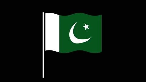 Pakistan Flag Seamless Loop Animation W Stock Video Pond5