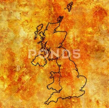 Political Map Of United Kingdom With Member Countries Royalty Free