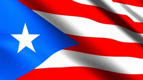 Seamless Loop K Vdo Puerto Rico Nation Stock Video Pond