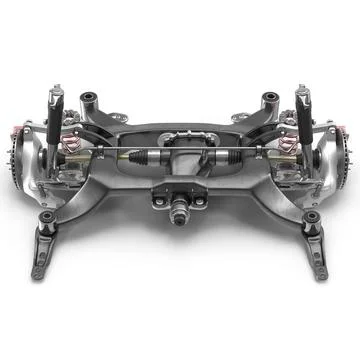 Sedan Chassis Drivetrain D Model Pond