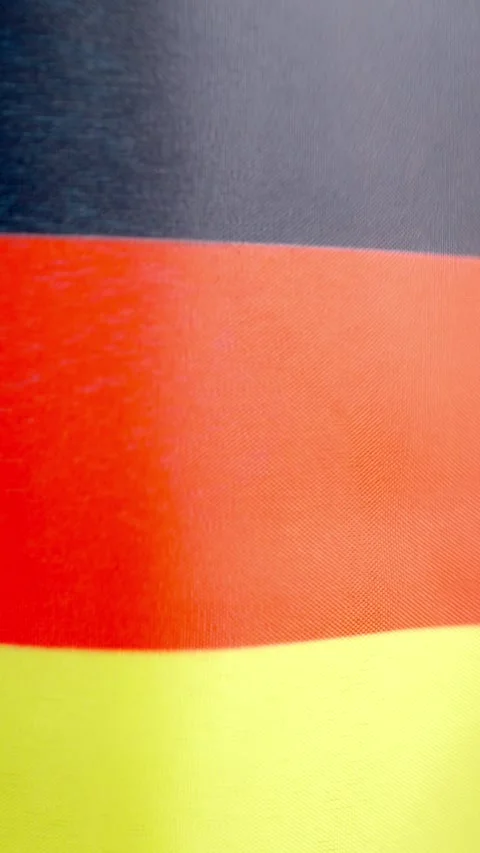 Waving German Flag Stock Video Footage Royalty Free Waving German