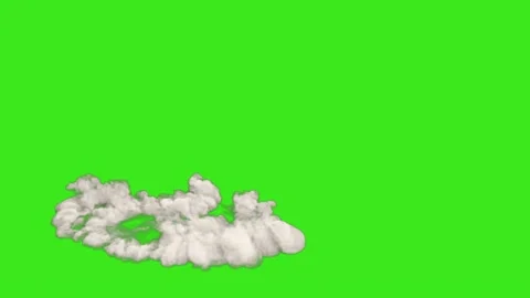 Vfx Smoke Green Screen Stock Video Pond