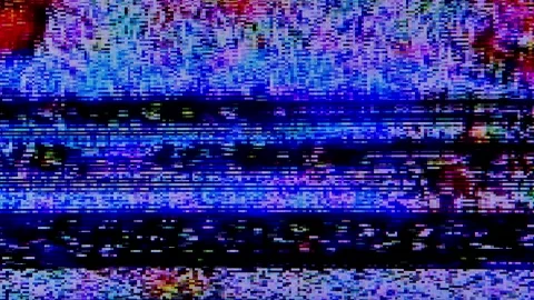 VHS Defects Noise And Artifacts Glitch Stock Video Pond5