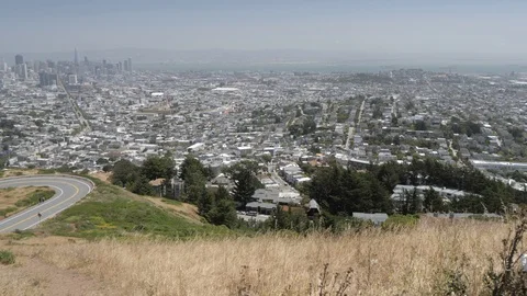 View Of San Francisco From Twin Peaks S Stock Video Pond5