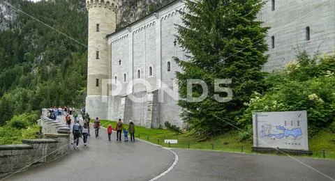 Fewer visitors to Neuschwanstein Castle due to the Covid-19 pandemic