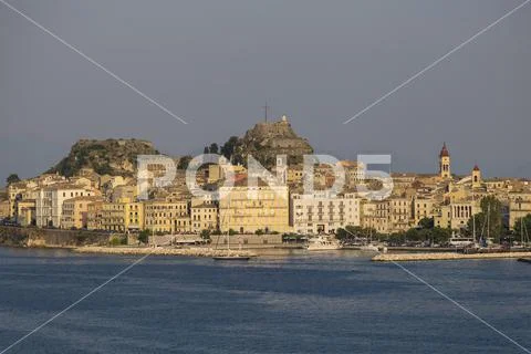 Corfu town, view from the sea
