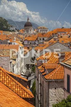 View over the roofs of Dubrovnik, Croatia