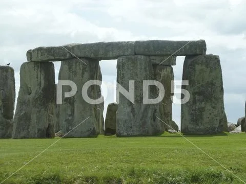 Views of Stonehenge at Amesbury, UK