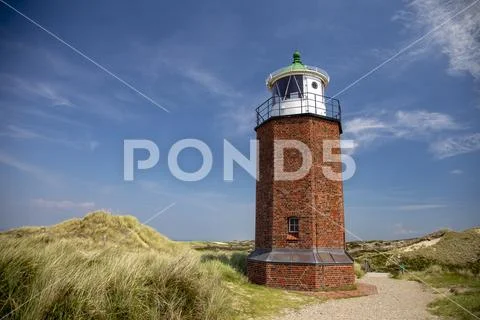 Sylt, Lighthouse Rotes Kliff near Kampen