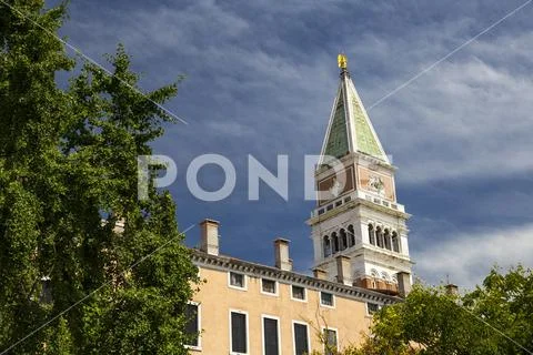 View of the Campanile, Venice / Italy