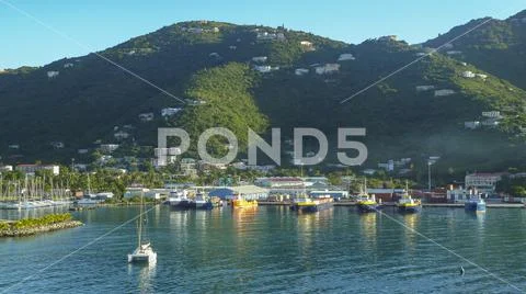Port with Tortola Bay in Road Town