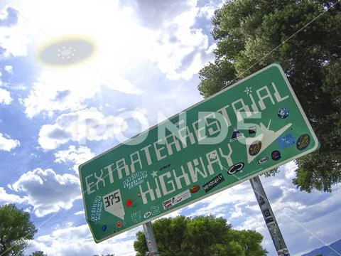 Extraterrestrial Highway, Warm Springs, Nevada, USA (satire)