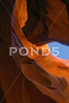 Play of light in Upper Antelope Canyon