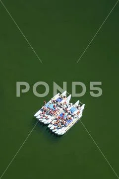 Rafting boat in Glen Canyon, USA