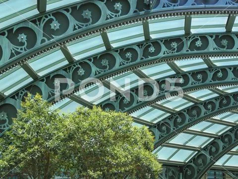 Entrance canopy at the Hotel Paris