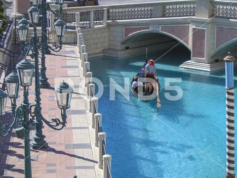 Gondollier at the Venetian Hotel on Las Vegas Boulevard
