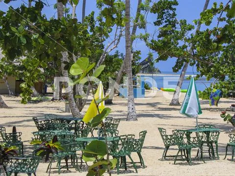Beach at Samana in the Caribbean