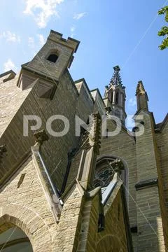 Gothic castle chapel at Hohenzollern Castle