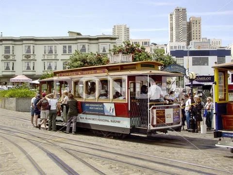 Powell St. and Hyde St. Cable Car terminus