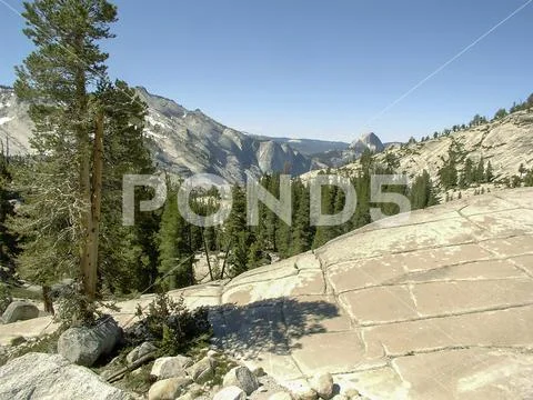 View of Yosemite NP from the Toiga Pass
