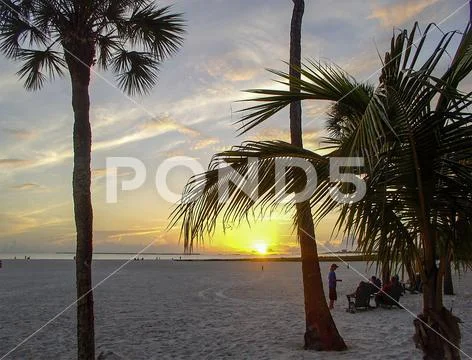 Sunset Fort Myers Beach, USA