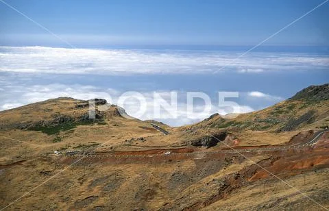 Road to Pico Ruivo, Madeira, Portugal