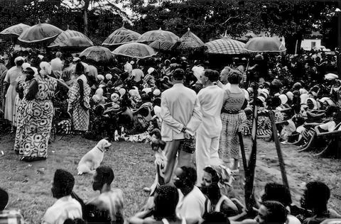 Nov. 11, 1961 - Fincher Royal Tour Of Ghana. The Queen at the High Life  Ball at