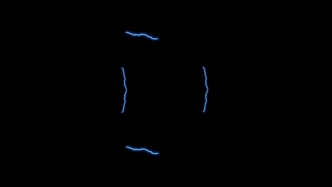 0 to 4 numbers lightning strike Stock Footage 122270507