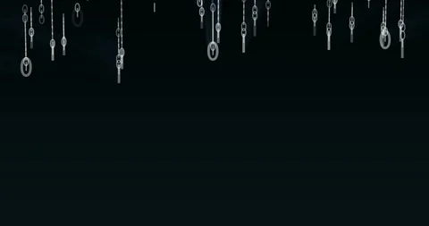 0 and 1 binary code strings dropping from top Stock Footage 120240467