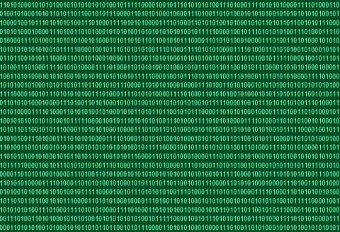 0 and 1 texture .. Illustrazione stock