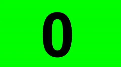 "0" Chromakey Green Screen Animated Fire Snow Water Explosion Lettering 動画素材 133138
