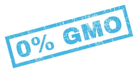 0 Percent GMO Text Rubber Seal Stamp Watermark Stock Illustration