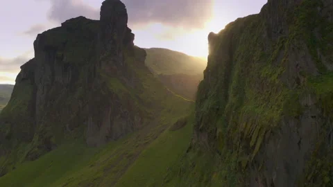 000-4Kex ICELAND MOUNTAIN FLIGHT-0051 Stock Footage 133473283
