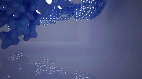 00:00 | 00:12 1× Abstract interior of the future in a minimalist style, consisti Stock Footage 83408213