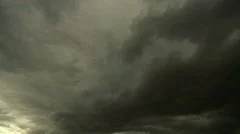 Thunder clouds time lapse